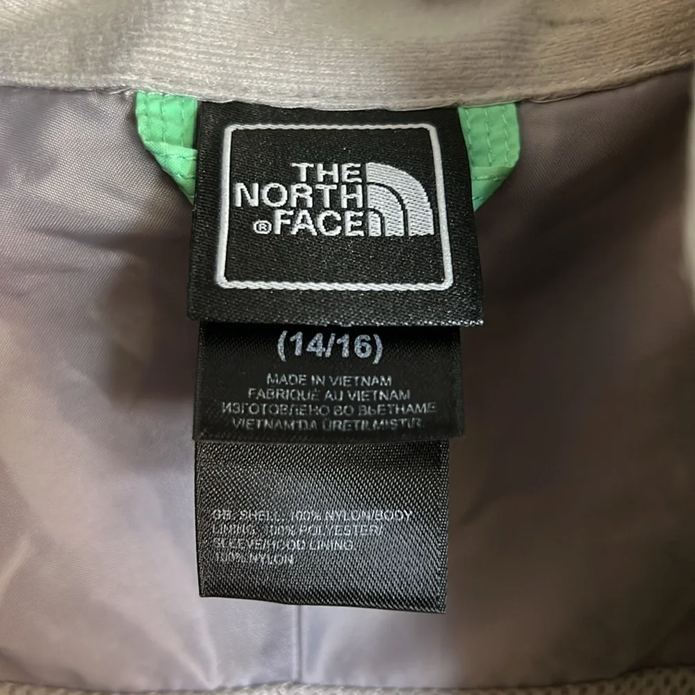 The North Face Green Windbreaker-‎ Girl’s 14/16